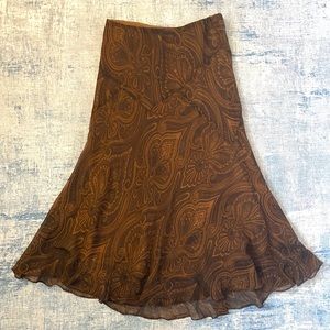 Vintage Y2K Paisley Fairy Grunge Ralph Lauren Skirt